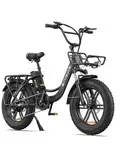 ENGWE E Bike Herren Elektrofahrräder-Ebike mit 48V 13Ah Batterie, E Bike 20 * 4.0 Zoll, E-Bike 7-Gang Getriebe mit LCD-Display, E Bike 250W Motor & 25km/h, Reichweite bis zu 150km L20