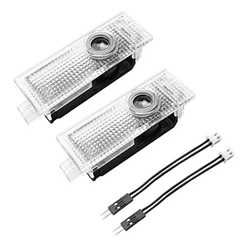 AutoQi Willkommenslicht Für MINI R50 R52 R53 R55 R56 R57 R58 R59 R60 R61 LED Projektor Einstiegsbeleuchtung Tür Logo Lampe Laser Türlicht, 2 Stk