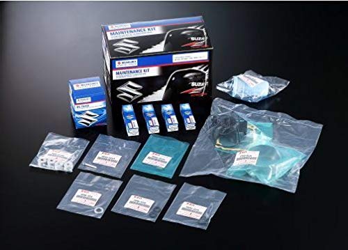 Saarwebstore Suzuki Marine Servicekit für alle Suzuki Aussenborder Wartungskit alle Außenbordmotoren Modelle Größe DF2.5 ab 2012