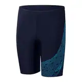 Speedo Badeshorts für Jungen, Medley-Logo, Marineblau, marineblau/blau, 13-14 Jahre