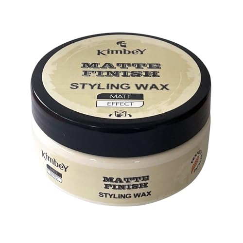 Kimbey Hairwax Matte Finish 150 ml | Starker Halt für einen natürlichen Look | Textur und Definition ohne Glanz | Flexible Anwendung für modernes Styling