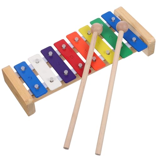 Toyvian 1 Set Xylophon-Spielzeug Xylophon-Spielzeug Kinder-Xylophon Holz-Xylophon Mit Schlägeln Mini-Xylophon Holz-Xylophon-Spielzeug Pädagogisches Percussion-Spielzeug