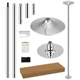 PRIORMAN Tanzstange für Zuhause - 45mm Spinning Tanzstange mit Verlängerung, tragbare Tanzstange, ideal für Schlafzimmer, Tanzstudio & Pole Fitness