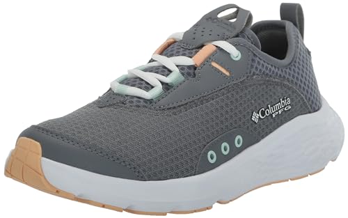 Columbia Castback PFG Bootsschuh für Damen, Grey Ash/Peach Fizz, 36.5 EU