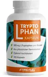 L-Tryptophan hochdosiert - 300 L-Tryptophan Kapseln - 500mg L-Tryptophan je Kapsel - 10 Monate Reichweite - L-Tryptophan aus pflanzlicher Fermentation - laborgeprüft, ohne unerwünschte Zusätze, vegan