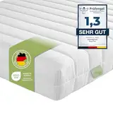 DREAMSTAR Easy Flex | orthopädische 7-Zonen Kaltschaummatratze | Öko-Tex Zertifiziert | Härtegrad 2 und 3 (H2 & H3) | Rollmatratze | Made in EU I 90 x 200 cm