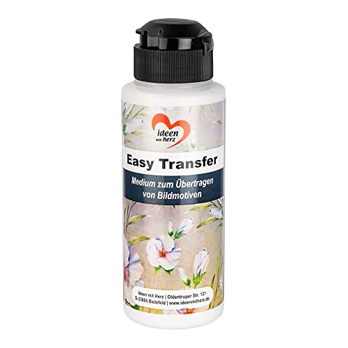 Ideen mit Herz Easy Transfer | Medium zum Übertragen von Bildmotiven | 120 ml