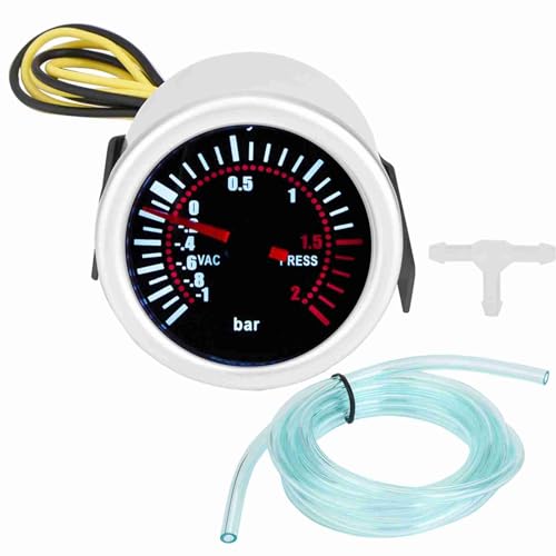 2 Auto Universal 12V LED Digital Turbo Boost Psi Gauge Messgerät Super hell hohe Genauigkeit klare helle LED -Display -Steuerung Performance Universal Car