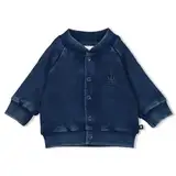 Feetje Baby-Jungen Sweatdenim-Jacke - Blouson - Let's Sail, Indigo-blau, 80