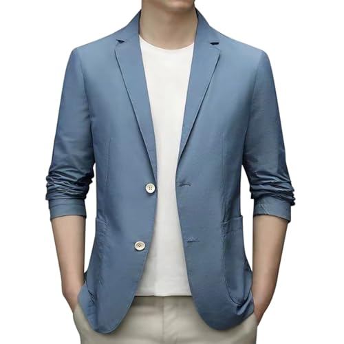 SRZYMJ BU1 Pailletten Jacke Herren Party Blazer Weihnachten Silvesterparty Glänzende Pailletten Anzugjacke Glitzer Outfit Anzugjacke Glitzer Blazer Sakko Pailletten Smoking Jacket Anzug Hemd L