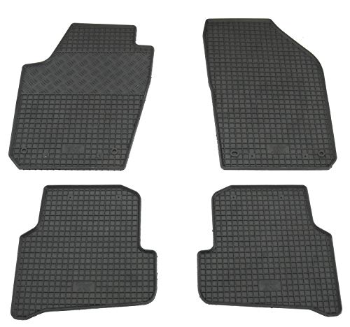 AD Tuning RI902730 Gummifußmatten Set, 4-teilig, Gummi Fußmatten