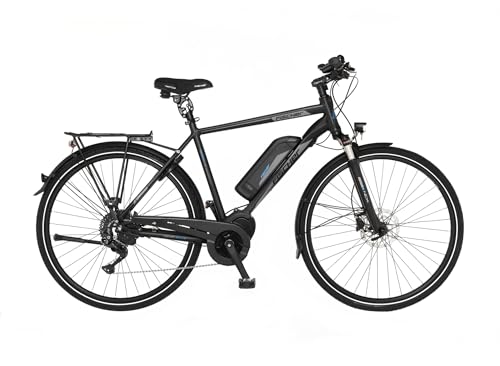 FISCHER E-Bike Trekking Viator ETH 1861, Elektrofahrrad für Herren, RH 50 cm, Mittelmotor 80 Nm, 48 V Akku