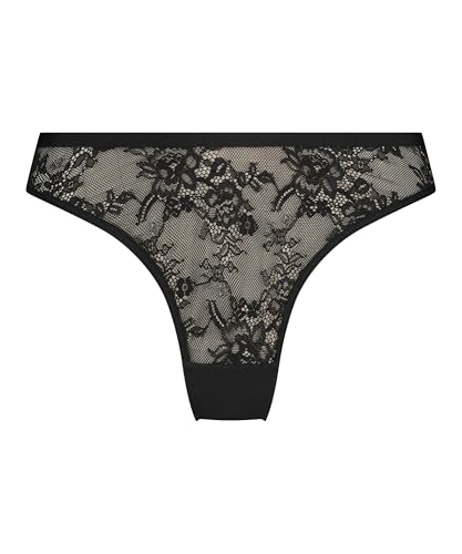 Hunkemöller String Lea - Caviar - L