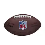 Wilson American Football NFL DUKE REPLICA, Mischleder, Offizielle Größe, Braun, WTF1825XBBRS