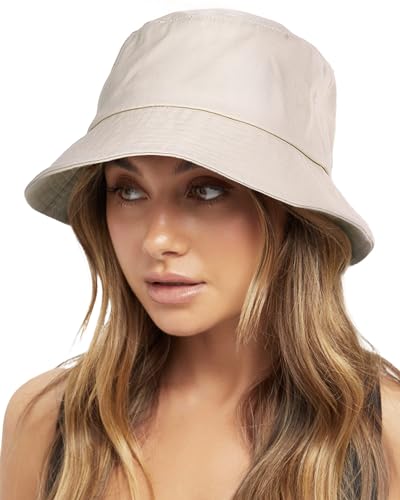 FURTALK Unisex Fischerhut Baumwolle Bucket Hat Verstellbare Sonnenhut für Damen und Herren