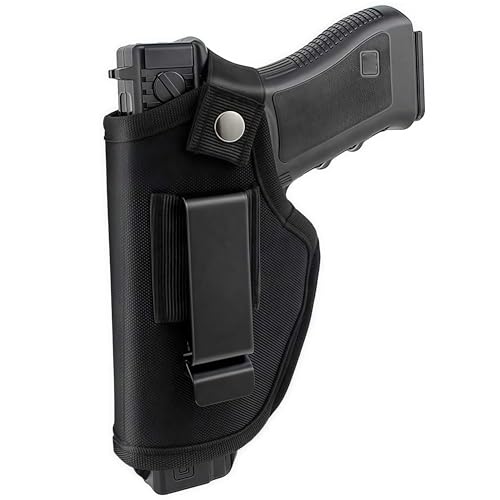Gexgune Universal Jagd Verdeckter Gürtelholster Taktische Pistolentaschen Bund IWB OWB Pistolenhalfter für Klein- und Großpistolen für Rechts- und Linkshänder