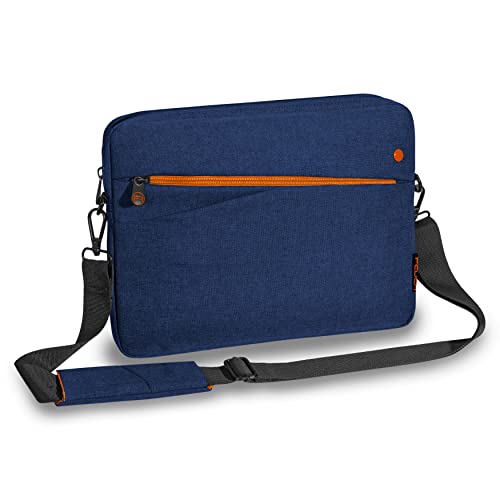 PEDEA Tablet Tasche 12,9 Zoll Hülle Kompatibel mit iPad Pro 12,9 2022/2021/2020/2019/2018 M2&M1, Sleeve für Galaxy Tab S9+/S9 FE+/S8+/S7+ 12,4 Zoll, Surface Pro 9/X/8/7+/7/6 Laptop Go3/Go2, blau