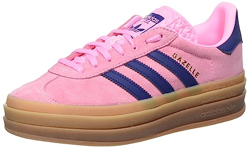 adidas Damen Gazelle Bold W Sneaker, pink Glow/Victory Blue/GUM4, 39 1/3 EU