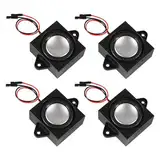 Tiardey 4PCS 3 Watt 8 Ohm Single Cavity Mini-Lautsprecher, tragbare kleine Lautsprecher, Lautsprecheranschluss, Trennschnittstelle für eine Vielzahl Kleiner elektronischer Projekte