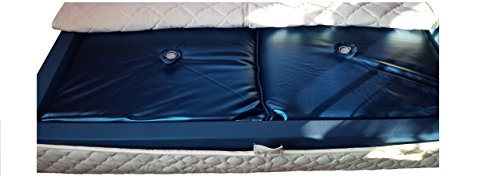 Mesamoll2® Softside Wasserbett Matratze 90x210 cm für Dual Wasserbetten 180x210cm I Hochwertige Wasserbettmatratze mit F2 50% Beruhigung