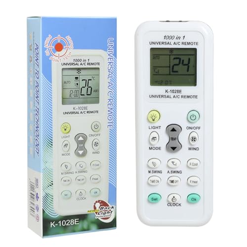 1000 in 1 Universal LCD Klimaanlage Fernbedienung für LG, Gree, Midea, Toshiba, Haier, Daikin, Hitachi, Sharp, Panasonic, Samsung, Sanyo, Hisense, Whirlpool und mehr als 1000 Marken A/C Controller