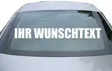 INDIGOS UG - Aufkleber selbst gestalten - Autoaufkleber mit Wunschtext für die Heckscheibe - bis 60 cm - Auto Aufkleber wetterfest für innen & außen individuell Auto Werbung Fahrzeugkennzeichnung