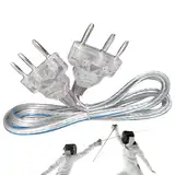 Kabel für manuelle Abschirmung – Stiftstecker leichtes Kabel für den Körper aus Edelstahl | für flexible Abschirmung mit Säbelschnur für Blume und Fechten
