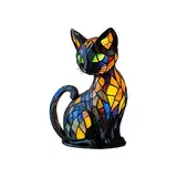 Katzenlampe, Französische Bulldoggenlampe, Tischnachtlicht Aus Kunstharz Mit Tiermotiv, Süßes Haustiergeschenk Für Hundeliebhaber(Style 1,S)