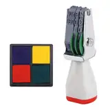Datumstempel Klein für Eier, Silikon Hühnerei-Stempel Datumsstempel mit Stempelkissen Stempel für Frische Eier zum Markieren von Eiern auf dem Bauernhof Büro Versand Empfang