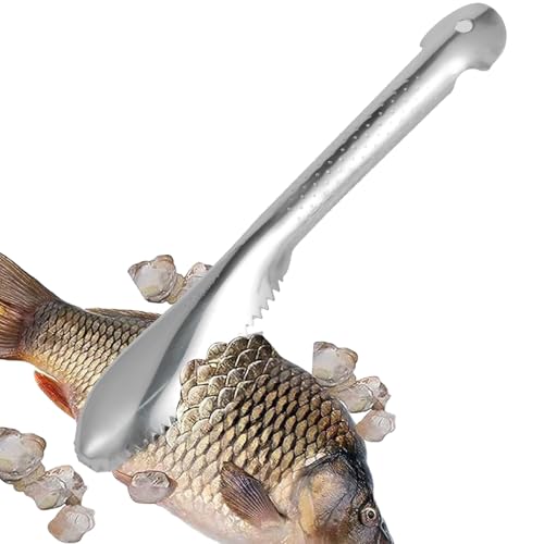Windfromort Fischentschupper - Edelstahl Fischschuppen Entferner - Professioneller Fischschupper - Küchenhilfe Werkzeug - Fisch Schuppen Entferner für einfache Reinigung
