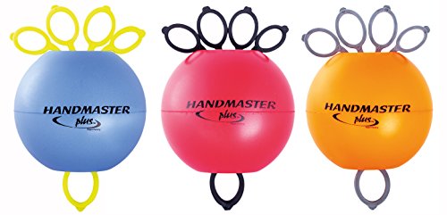 Handmaster Plus Handtrainer-Set Fingertrainer Unterarmtrainer, 3 Stärken