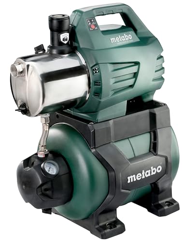 Metabo Hauswasserwerk HWW 6000/25 Inox (600975000) Karton, Nennaufnahmeleistung: 1300 W, Max. Fördermenge: 6000 l/h, Max. Förderhöhe: 55 m, 64 x 52.5 x 36 cm