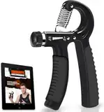 Unterarmtrainer - 5-60 kg Verstellbarer Handtrainer mit E-Book - unterarm trainingsgerät verbesserte Kraft & Grip: Handgelenk Arm Unterstützung & Grip-Rehabilitation