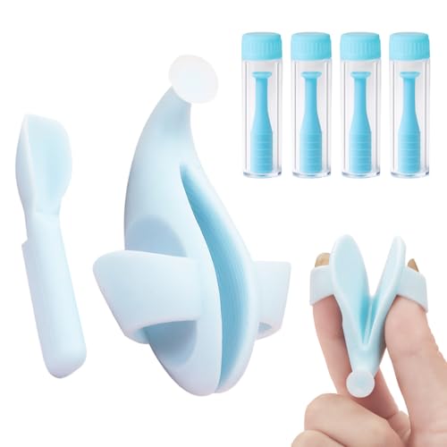 5 Stück Kontaktlinsen Einsetzhilfe,Kontaktlinsensauger,Hochwertiges Silikonmaterial,Einzelverpackung,Sicher und Hygienisch,Geeignet für Reisen und Den Täglichen Gebrauch