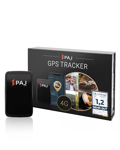 PAJ GPS Allround Finder 4G GPS Tracker etwa 20 Tage Akkulaufzeit (bis zu 40 Tage im Standby Modus) Live-Ortung Peilsender für Auto, Personen