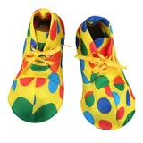 harayaa 1 Paar Erwachsene Clownschuhe, Clownschuh-Überzüge, Clown Kostüm Schuhe Zubehör Requisiten für Karneval, Fasching, Fastnacht, Halloween, Mottoparty, Zirkus, Weihnachten, D