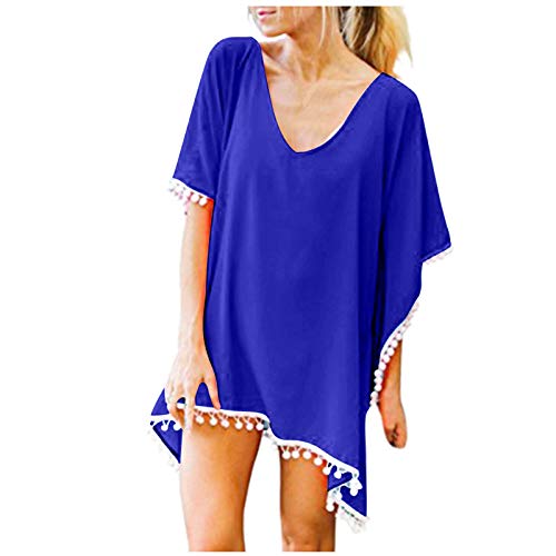 Rostock Pullover Abdeckungsverkleidungen Lse Bademode für Frauen Quassels Bikini Beach Taille Chiffon up Kaftan Bademode Jungen T Shirt