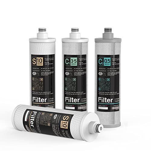 Frizzlife M3005 Replacement Filter Cartridge Set (4 Pieces) for SK99 and SP99