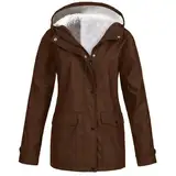 AHAKLO Regenjacke Damen Wasserdicht Damen Regenjacke Ultraleicht Softshelljacke Für Damen Outdoor Regenjacke Damen Softshelljacke Für Damen Lang Rain Jacket Women Leichte Regenjacke