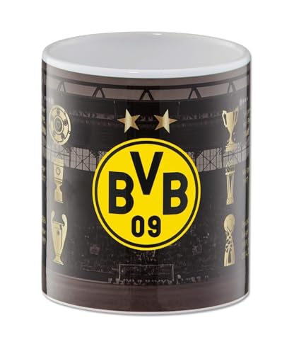 Borussia Dortmund BVB Erfolge Tasse, Keramik, Tasse, 300 ml