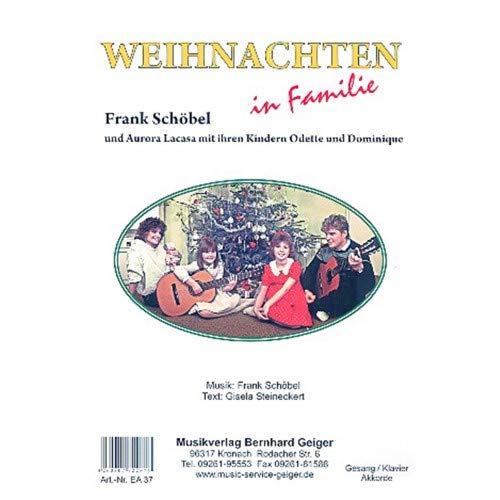 Music Service Geiger - Weihnachten in Familie für Klavier - Frank Schöbel