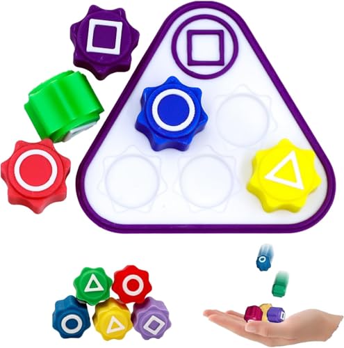 JSRHEEM Gonggi Korean Game – Traditionelles Geschicklichkeitsspiel mit bunten Steinchen für Kinder und Erwachsen (C)