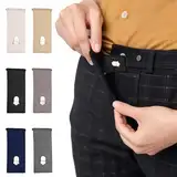 JJUNW 6 Stück Hosenknopf Verlängerung, Hosenbunderweiterung für Anzughosen Trouser Extender mit Metallhaken 8,5 x 3,5 cm Knopfverlängerung für Hosen Röcke Umstandshose