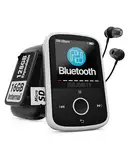 MP3 Player Bluetooth | MP3 Player Kinder 16 GB interner Speicher, erweiterbar 128 GB | Mp 3-Player mit Laufclip | USB-C | Music Player 34 Stunden Akkulaufzeit | Musikplayer | MAJORITY MP3-GO
