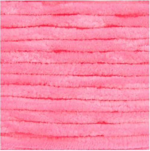Rico Design Entdecken Sie die Weichheit des Creative Chenillove Neon-Knäuels 50 g von Color: 02 Neon Rosa