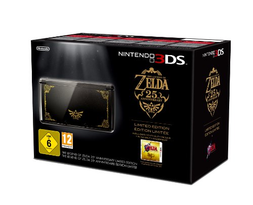 3DS Konsole schwarz + The Legend of Zelda: Ocarina of Time 3D