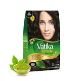 Vatika Henna-Haarfarbe Rich Black, 100% Ammoniakfrei, 6 x 10g Sachtes - 60g