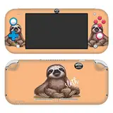 Head Case Designs Offizielle Zugelassen Animal Club International Faultier Gesichter Vinyl Haut Gaming Aufkleber Abziehbild Abdeckung kompatibel mit Nintendo Switch Lite