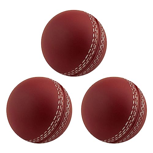 HMLTD Cricket-Tennisbälle - Übungstraining Cricketbälle | Indoor-Outdoor-Sport-Cricket-Trainingsbälle, handgenähter Club-Cricketball für Gartenspiele, Anfänger