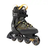 K2 Skates Herren Inline Skates F.I.T. 80 BOA, grey - mustard, 30G0315.1.1.060